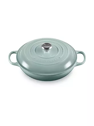 LE CREUSET | Gourmet-Profitopf "Signature" 30cm/3,2l (Ofenrot) | hellgrau